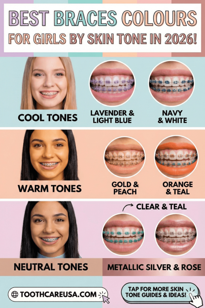 BEST BRACES COLOURS FOR GIRLS